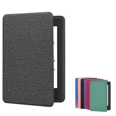 Imagem de Capa Para Kindle 11ª Geração 2022 2024 Modelos C2V2L3 RS23CV 6 Polegadas Com Alça, Hibernação Automática, Fechamento Magnético, Leve e Resistente Para Leitura Confortável (Preto)