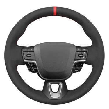 Imagem de MEWANT Capa de volante com costura DIY para Toyota Crown 2023-2024 / Camry 2025 Acessórios de volante para Toyota Crown