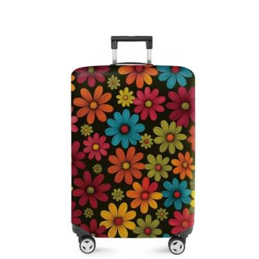 Imagem de ANNA QUEEN Capa de mala, protetor de mala, capa de viagem para bagagem de 50 a 86 cm, acessórios de viagem de elastano extensível e lavável, 118, XL(fits 32-34Inch suitcase), Moderno