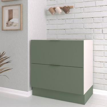 Imagem de Balcão 2 Gavetões, Gaveta Auxiliar, Tampo, Rodapé e Puxador 150cm Ipan