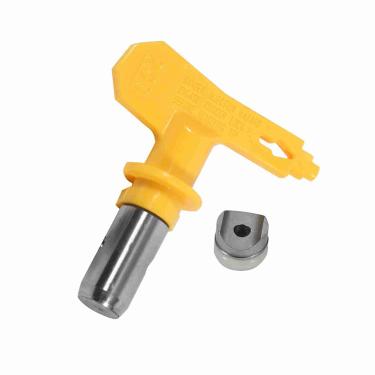 Imagem de GLOGLOW Bico de Pistola de Pulverização, Material de Aço de Tungstênio, Excelente Atomização para Pintura Interna e Externa, Compatível Com Pulverizadores Sem Ar, Modelo 517 para Diversas Aplicações