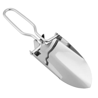 Imagem de Cryfokt Mini pá Dobrável Portátil para Sobrevivência, Mini pá para Pesca, Acampamento, Aço Inoxidável, Jardinagem e Necessidades Urgentes