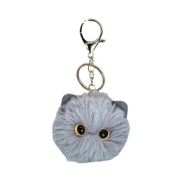 Imagem de Chaveiro De Gato De Pelúcia Fofo, Brinquedo De Desenho Animado, Pingen