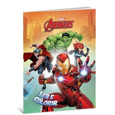 Imagem de Ler e Colorir - Os Vingadores- CAPA FOSCA - Culturama, 3