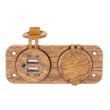 Imagem de YWBL-WH Carregador USB Com Soquete de Isqueiro, Porta USB Dupla Carregamento Rápido 1A e 2.1A 120W 150W Saída de Energia, Com Proteção contra Curto-circuito de Sobrecorrente de