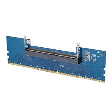 Imagem de Luqeeg Adaptador Conversor de Memória RAM DDR4 SODIMM para Desktop DIMM, Conector RAM Portátil Leve para Uso Profissional, 1 Pacote para Cartões de Memória de PC