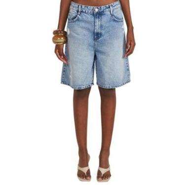 Imagem de Bermuda Colcci Jeans Gigi Azul Feminina-Feminino
