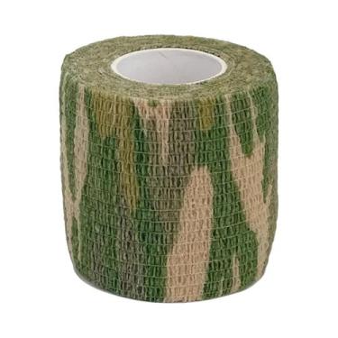 Imagem de Fita Elástica Camuflada Autoadesiva Protetora Esportiva Para Tornozelo