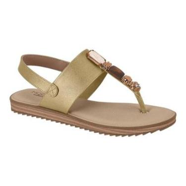 Imagem de Sandalia Modare 7141.120 Rasteira dedo conforto leve Pedras Feminina-Feminino