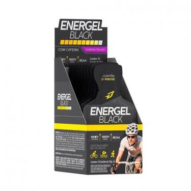 Imagem de Energel Black Body Action Caixa com 10 Sachês 300g - Sabor Guaraná e A