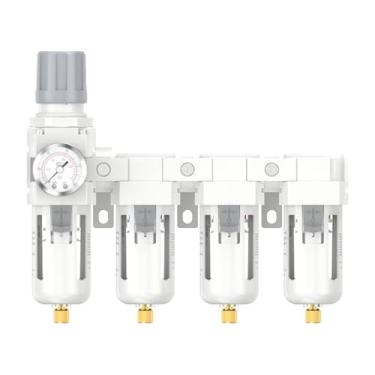 Imagem de 1 filtro de precisão de ar comprimido, filtro de compressor de ar, drenagem automática, sala de pintura em spray, separador de óleo e água a gás (CWFFF, 3 pontos)