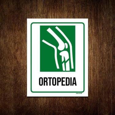 Imagem de Kit 5 Placas Sinalização Hospitalar Ortopedia - Sinalizo.Com