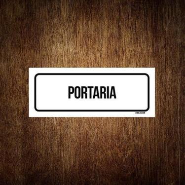 Imagem de Placa De Sinalização Setor - Portaria (23X9) - Sinalizo