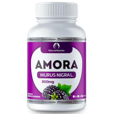 Imagem de Amora 100 Cápsulas 500mg - Natural Nutrien