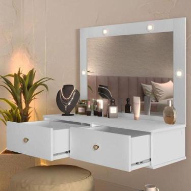 Imagem de Penteadeira Suspensa Isis Branco - Luapa Móveis