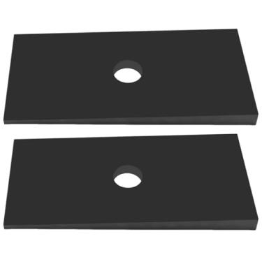 Imagem de laffoonparts Conjunto de duas peças calços de ângulo de pinhão de 2,5 graus, cunha de pinhão, arruelas de mola, adequado para sistemas de tração traseira e configurações de suspensão