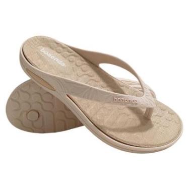 Imagem de Chinelo De Dedo Feminino Boa Onda Lily Casual Confortável Macio 1319 100-Feminino