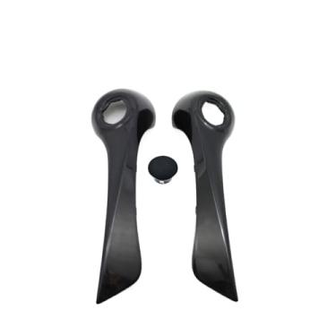 Imagem de Lhd Rhd Porta Interior Do Carro Frente Esquerda Direita Interior Puxar Alça Exterior Capa Guarnição Substituição Compatível Com Renault Koleos I 2008-2016(Piano Cover 2PCS)