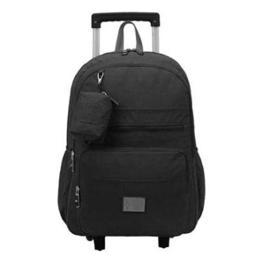 Imagem de MOCHILA CARRINHO TRENDY GRANDE ESCOLAR RODINHA XERYUS PRETO-Feminino