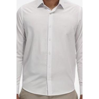 Imagem de CAMISA SOCIAL MANGA LONGA SLIM MASCULINA OGOCHI REF:001520072-Masculino