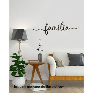 Imagem de Adesivo De Parede Frase Família