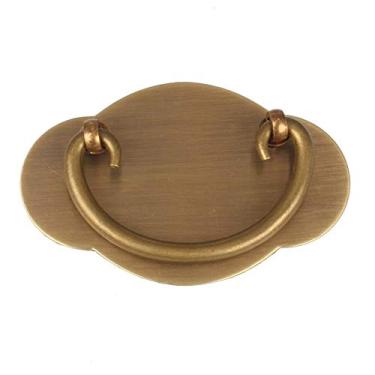 Imagem de Puxador de latão bronze antigo puxador de armário retrô gaveta clássica bronze guarda-roupa maçaneta de porta - bronze