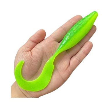 Imagem de Acessórios De Pesca: Iscas Artificiais De PVC De Alta Elasticidade (2 