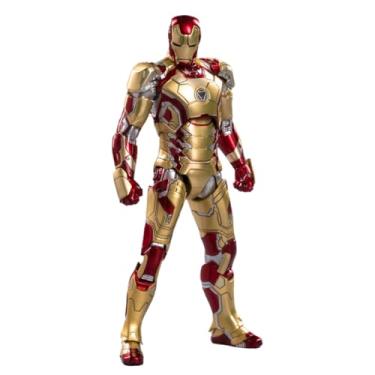 Imagem de HiPlay Conjunto completo de bonecos colecionáveis da ZD Toys: Série de Aniversário Versão Não Luminosa: Homem de Ferro MK42 (1906-42), Estatueta de Ação Miniatura Escala 1:10 BFGGTXMK42