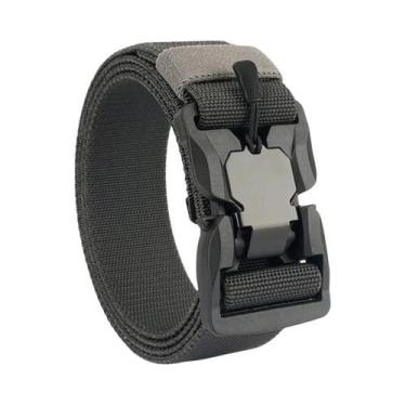 Imagem de Cinto Tático Masculino Elástico Com Fivela Magnética De Liberação Rápi