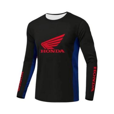 Imagem de Camiseta Esportiva Masculina De Manga Longa HONDA HRC 2025 Novo Modelo