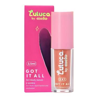 Imagem de Batom, Blush e Sombra 3x1 Luluca By Melu Got It All Get Ready Rr-M1007-1