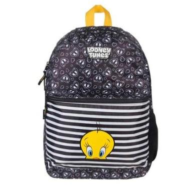 Imagem de Mochila Costas Juvenil Looney Tunes Piu-Piu Casual Dermiwil-Feminino