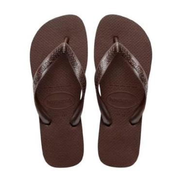 Imagem de Chinelo Feminino Havaianas Top Tiras Marrom-Feminino