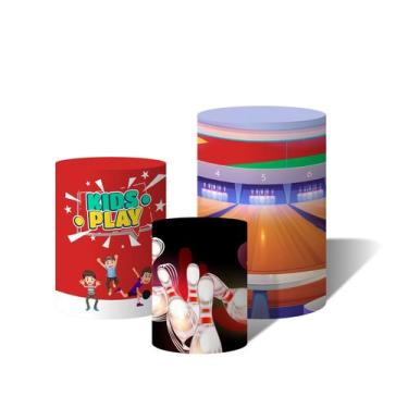 Imagem de Trio Capas Para Cilindro Versátil Boliche Explosão de pinos Crianças c
