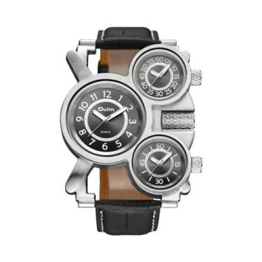 Imagem de Relógio Masculino À Prova d'Água Com Mostrador Grande, Pulseira De Cou