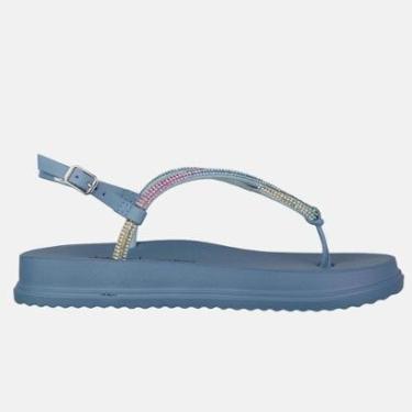 Imagem de Sandália Flatform Detalhe em Strass Feminina Dakota Rives Hawai - Y6241-Feminino