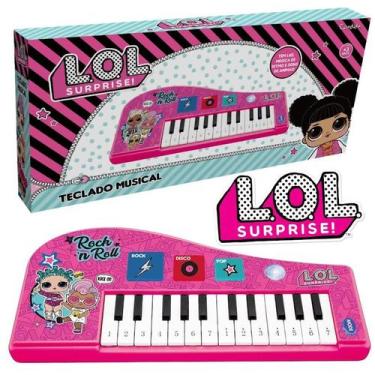 Imagem de Piano Musical Infantil LOL Surprise Rock Star - Candidi