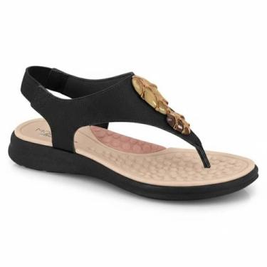 Imagem de Sandália Feminina Modare Rasteira Ortopédica Ultraconforto Elástico Pe