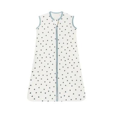 Imagem de Saco De Dormir Para Bebê 100% Algodão, Cobertor Anti-Susto Para Bebês,