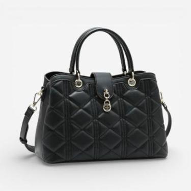 Imagem de Bolsa Feminina Chenson Mão Matelassê Elegance Preta-Feminino