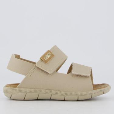 Imagem de Papete Klin Tic Tac Casual Infantil Bege e Marrom, 26