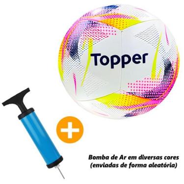 Imagem de Kit Bola Bomba de Ar Campo Futsal Volei Society Jogo Esporte - - Toppe