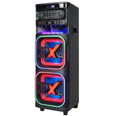 Imagem de Torre De Som Atx-2108m Quadradinho 2100w Rms Bluetooth Amvox Preto Bivolt