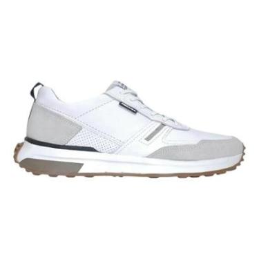 Imagem de Tênis Sapatênis Pegada Casual 110751 Couro Branco Masculino-Masculino