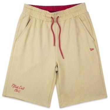 Imagem de BERMUDA MOLETOM LISA CLASSIC PRETA PRETO NEW ERA-Masculino