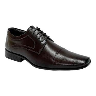 Imagem de Sapato Bertelli Malbec Cadarço 70018 Marrom Café-Masculino