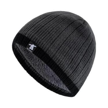 Imagem de Gorro De Inverno Unissex Com Forro De Pelúcia, Quente E Casual, Ideal 