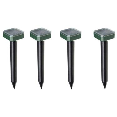 Imagem de Repelente Solar Ultrassonico Com 4 Unidades Ratos Roedores