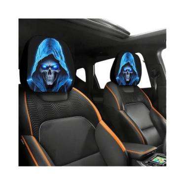 Imagem de Capa De Apoio De Cabeça De Carro Com Estampa De Desenho Animado De Hal