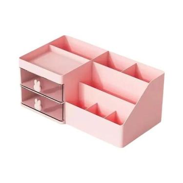 Imagem de Organizador De Canetas Multifuncional Com 2 Gavetas, Suporte Para Lápi